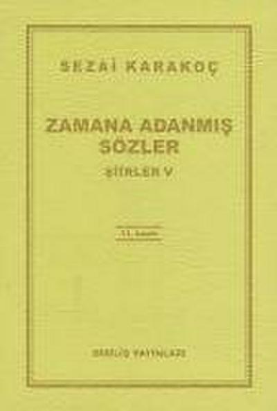 Zamana Adanmis Sözler - Siirler 5