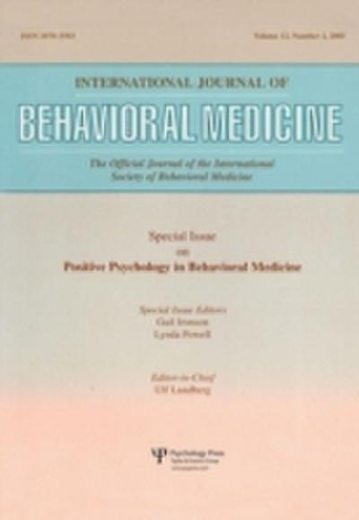 Exploration of the Health Benefits of Factors That Help Us to Thrive