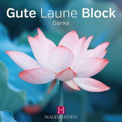 Gute Laune Block Danke