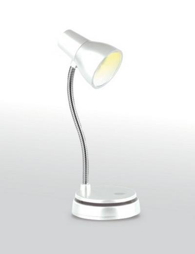 Little Lamp - LED Booklight Leselampe - Weiß: Retro-Buchleuchte und Mini-Tischlämpchen