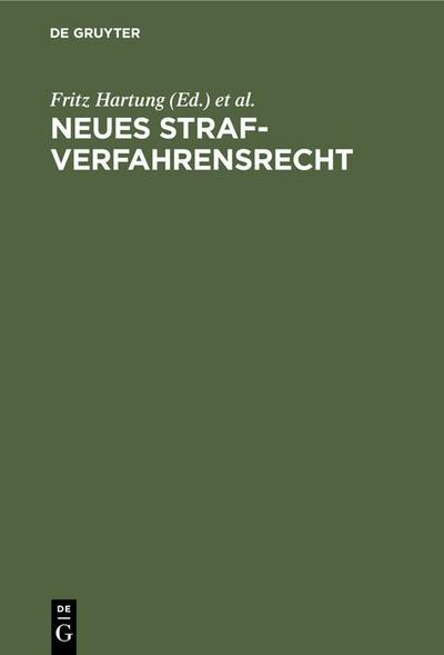 Neues Strafverfahrensrecht
