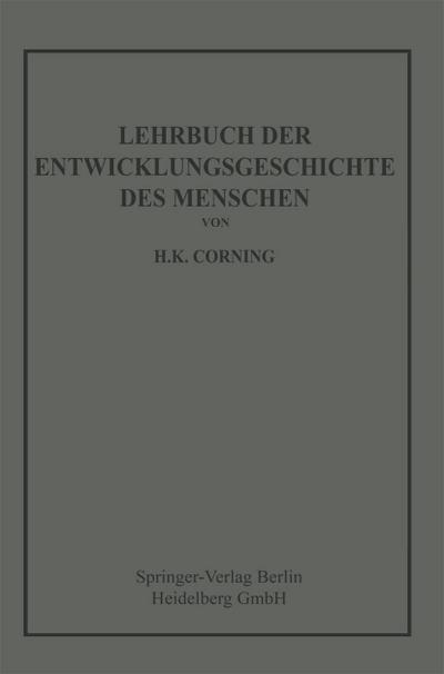Lehrbuch der Entwicklungsgeschichte des Menschen