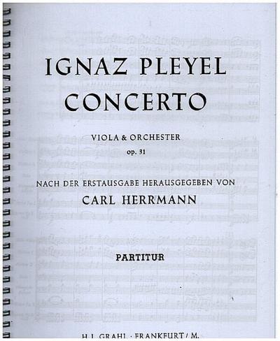 Konzert D-Dur op.31für Viola und Orchester