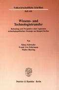 Wissens- und Technologietransfer.