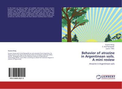Behavior of atrazine  in Argentinean soils.  A mini review