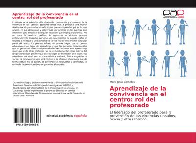Aprendizaje de la convivencia en el centro: rol del profesorado