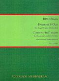 Konzert F-Dur für Fagott und Orchesterrü Fagott und Klavier