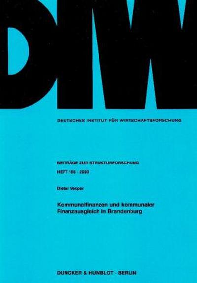 Kommunalfinanzen und kommunaler Finanzausgleich in Brandenburg.