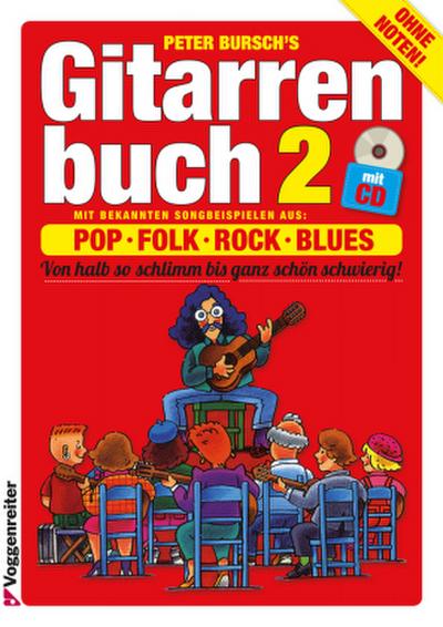 Gitarrenbuch, m. Audio-CD. Bd.2