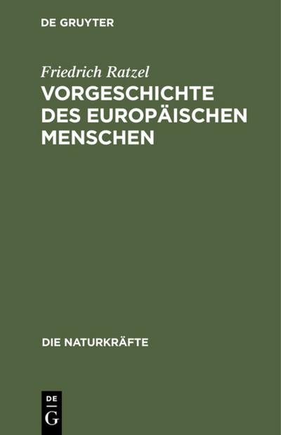 Vorgeschichte des europäischen Menschen