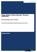 E-Learning in der Lehre