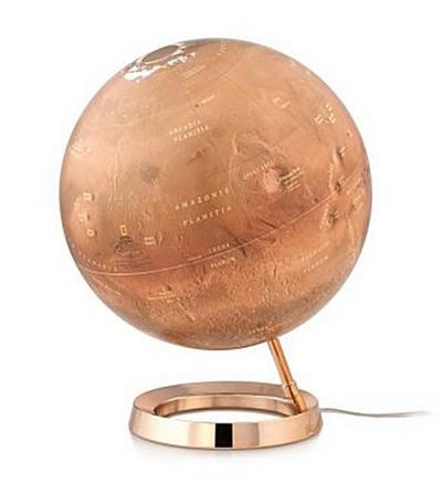 Räthgloben National Geographic Red Planet Leuchtglobus, Gestell Acrylglas