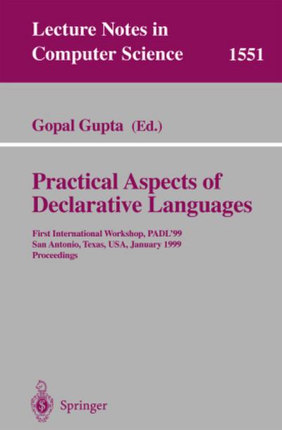 Practical Aspects of Declarative Languages