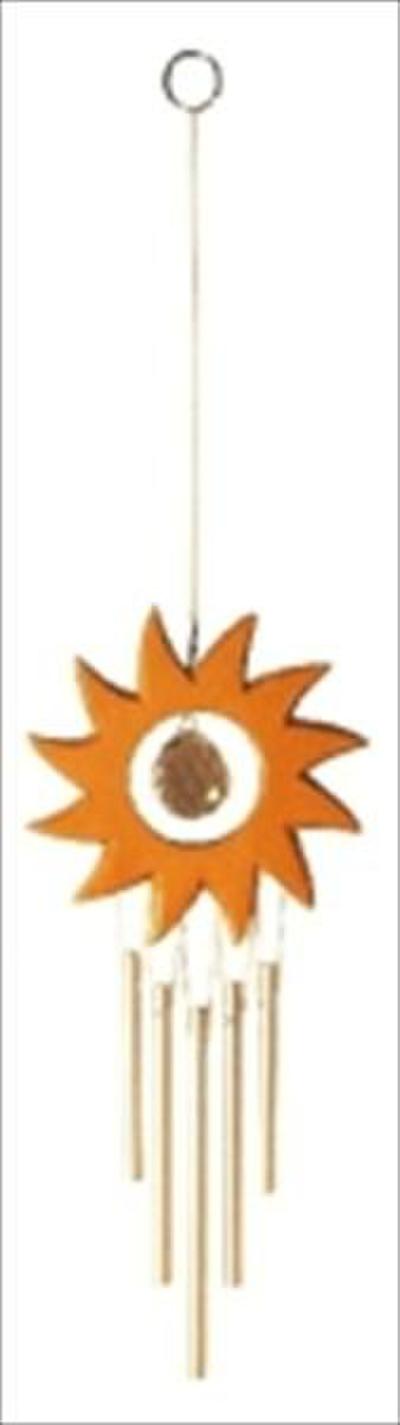 Sonne mit Klangspiel 20 cm, Kristall