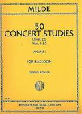50 Concert Studies op.26 vol.1 (nos.1-25)for bassoon