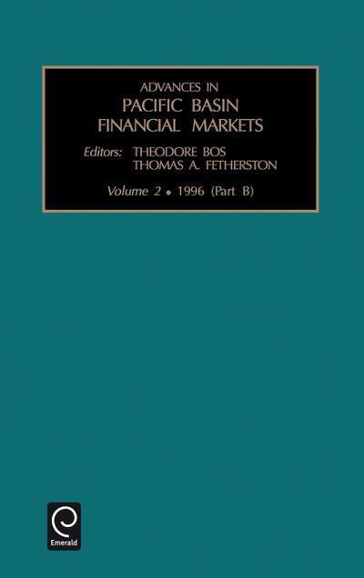 Advances in Pacific Basin Financial Markets