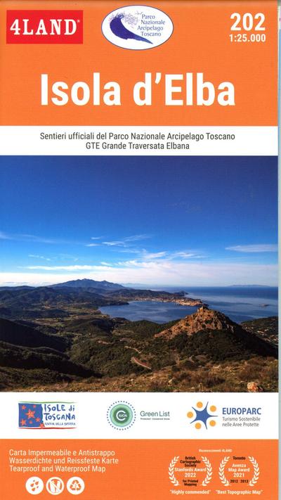 Isola d´Elba,1 : 25 000