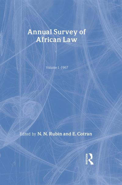 Annual Survey of African Law Cb