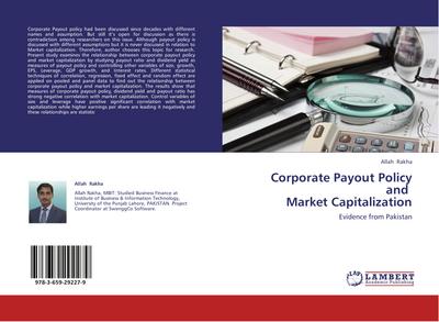 Corporate Payout Policy  and   Market Capitalization