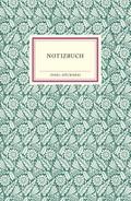 Notizbuch Insel-Bücherei »Blumendekor waldgrün«