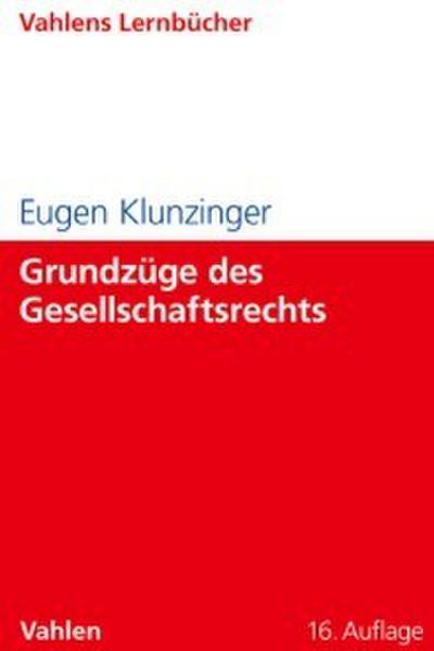 Grundzüge des Gesellschaftsrechts