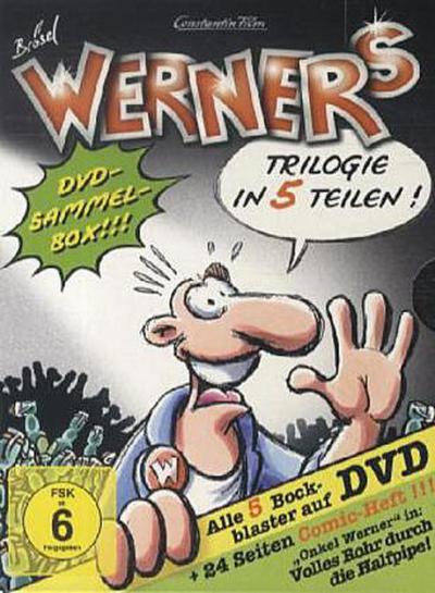 Werner, Werners Trilogie in 5 Teilen, 5 DVDs