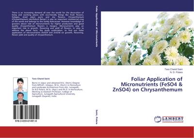 Foliar Application of Micronutrients (FeSO4 & ZnSO4) on Chrysanthemum