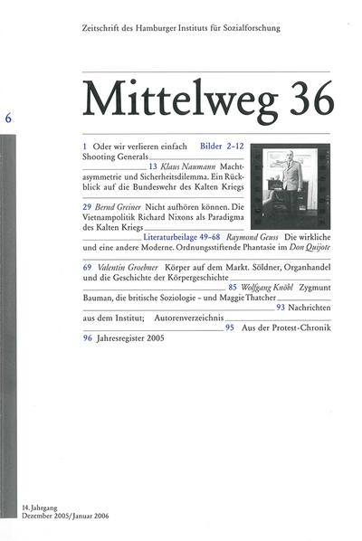 50 Jahre Bundeswehr: Mittelweg 36, Heft 6 Dezember 2005/Januar 2006