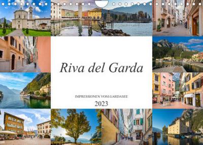 Riva del Garda Impressionen vom Gardasee (Wandkalender 2023 DIN A4 quer)