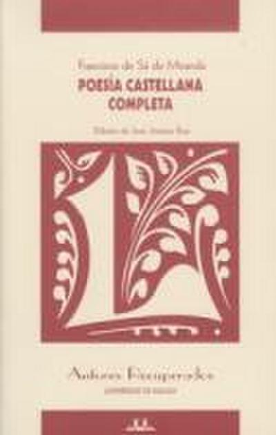 Poesía castellana completa de Francisco de Sá de Miranda
