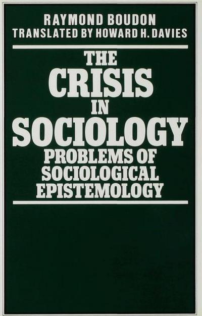 The Crisis in Sociology