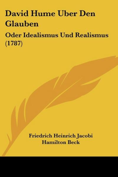 David Hume Uber Den Glauben