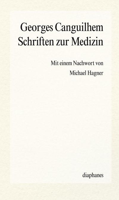 Canguilhem,Schriften