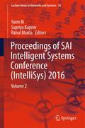 Proceedings of SAI Intelligent Systems Conference 