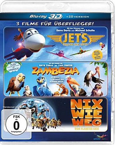 Überflieger-Box - 3 Filme für Überflieger 3D, 3 Blu-rays