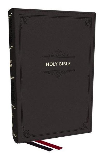 KJV Personal Size Large Print End-Of-Verse Reference Bible, Black Leathersoft, Red Letter, Comfort Print (Thumb Indexed)