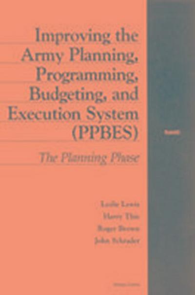 Improving the Army Planning, Programming, Budgeting, and Execution System