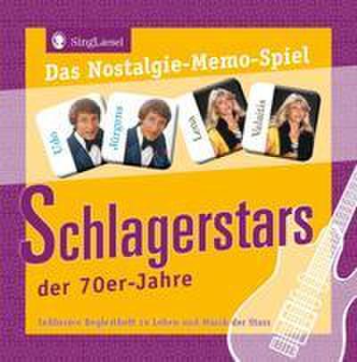 Das Nostalgie-Memo-Spiel ’Schlagerstars der 70er-Jahre’