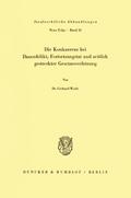 Die Konkurrenz bei Dauerdelikt, Fortsetzungstat und zeitlich gestreckter Gesetzesverletzung.