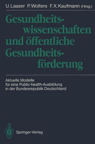Gesundheitswissenschaften und öffentliche Gesundheitsförderung