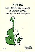 25 Übungen op.98 für Viola