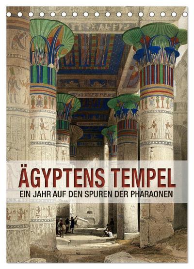 Ägyptens Tempel (Tischkalender 2026 DIN A5 hoch), CALVENDO Monatskalender