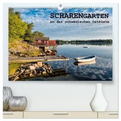 Schärengarten an der schwedischen Ostküste (hochwertiger Premium Wandkalender 2026 DIN A2 quer), Kunstdruck in Hochglanz