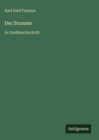 Der Stumme