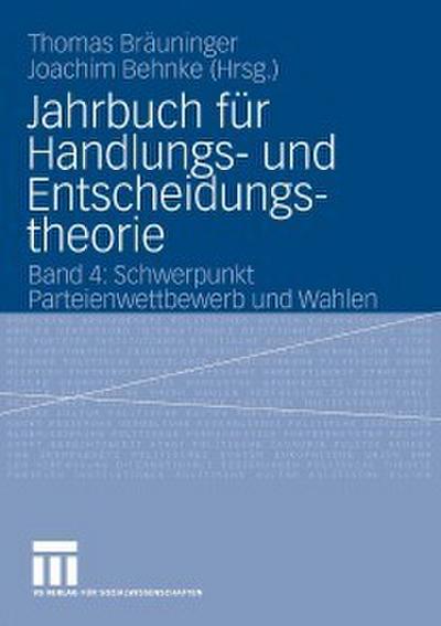 Jahrbuch für Handlungs- und Entscheidungstheorie