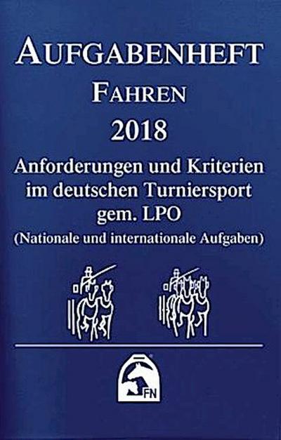 Aufgabenheft - Fahren 2018