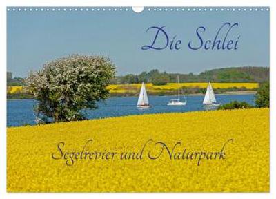 Die Schlei - Segelrevier und Naturpark (Wandkalender 2026 DIN A3 quer), CALVENDO Monatskalender