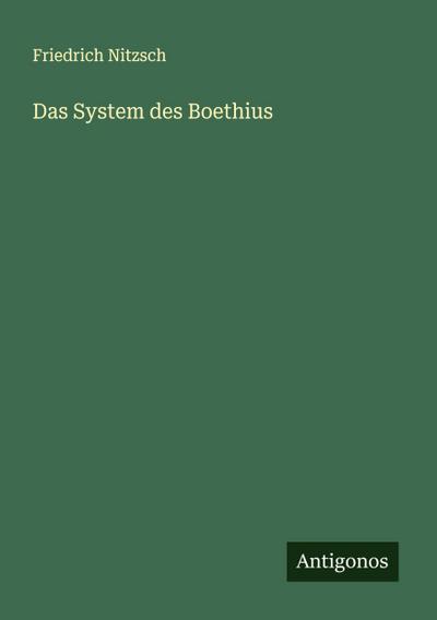 Das System des Boethius