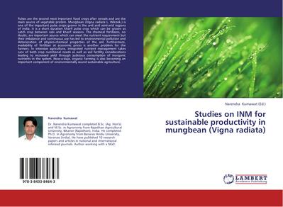Studies on INM for sustainable productivity in mungbean (Vigna radiata)