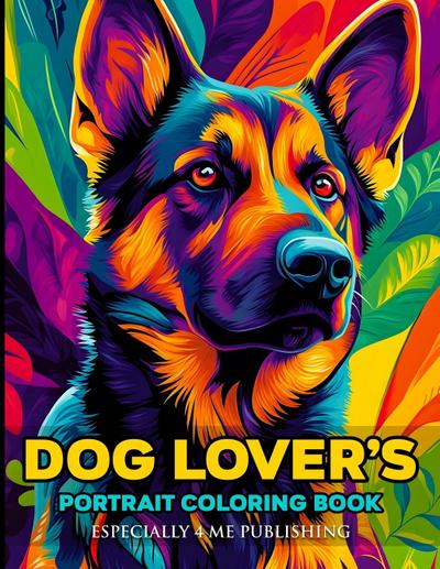 Dog Lover’s Portrait Coloring Book